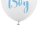 Party Ballons wei&szlig;/blau &quot; It`s a Boy &quot; 6 St&uuml;ck &Oslash; ca. 30 cm
