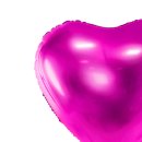 Folien-Ballon &quot; Herz &quot; pink &Oslash; ca. 45 cm