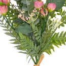 Blumenstrau&szlig; Pfingstrosen rosa ca. 41 cm