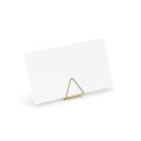 Tischkarten-Halter " Dreieck " gold 10er Set ca. 2,3 cm