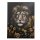 Gemaltes Wandbild &quot;Lion in Darkness&quot;  ca. 60 x 45 cm
