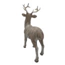Hirsch beige glitzer ca. 16 cm