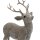 Hirsch beige glitzer ca. 16 cm