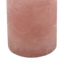 Stumpenkerze marmoriert rosa ca. 9,5 cm