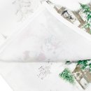 Weihnachtlicher Tischläufer Schneemann weiß ca. 40 x140 cm