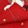 Weihnachtlicher Tischläufer Wichtel rot ca. 40 x140 cm