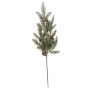Dekorativer Tannen-Zweig mit Zapfen vereist ca. 71 cm