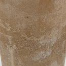 Stumpenkerze champagner ca. 14 cm