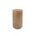 Stumpenkerze champagner ca. 14 cm