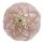 Glas Christbaumkugel  rosa/gold glitzer &Oslash; ca. 10 cm