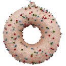 Christbaumschmuck Glitzer Donut Weihnachtsgebäck rosa