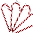 Deko Zuckerstangen Rot/Weiß  5er Set ca. 12 cm