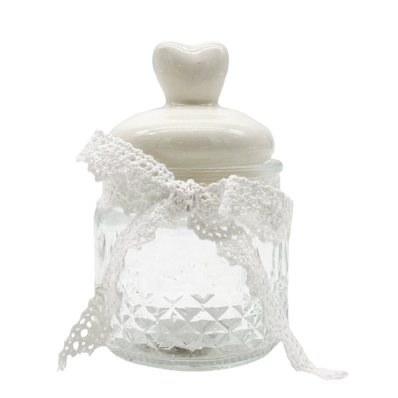 Candybar-Glas mit Schleife ca. 16 cm