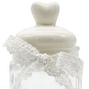 Candybar-Glas mit Schleife ca. 12 cm