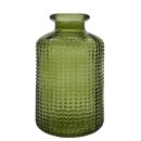 Mini Glas-Vase gr&uuml;n ca. 10 cm
