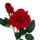 Deko Rose mit 2 Blüten rot ca. 35 cm