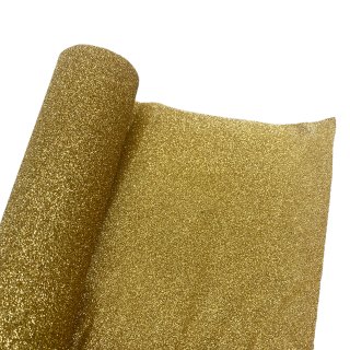 Deko-Stoff gold/glitzer ca. 200 cm