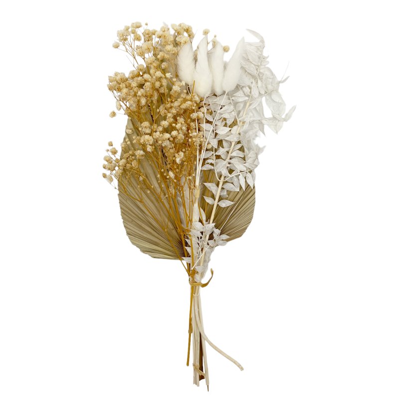 Boho Trockenblumen-Bund natur ca. 40 cm