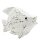 Deko Fisch wei&szlig; ca. 13 cm