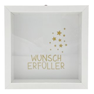 3D Bilderrahmen "Wunsch Erfüller" weiss ca. 15 cm