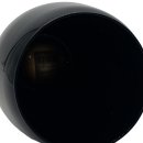 Glas Vase schwarz ca. 21 cm