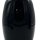 Glas Vase schwarz ca. 21 cm