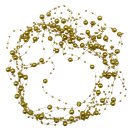 Perlen-Girlanden gold 5 Stück ca. 130 cm