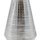 Keramik Vase silber ca. 28 cm