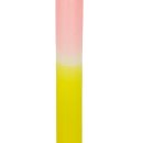 Echtwachs- Stabkerze rosa/gelb ca. 22 cm