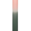 Echtwachs- Stabkerze rosa/grau ca. 22 cm