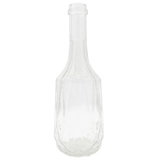 Glas Vase vintage klar ca. 23 cm