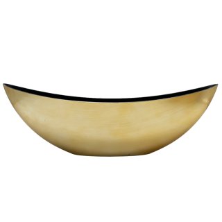 Schiffchen-Schale gold ca. 55 cm