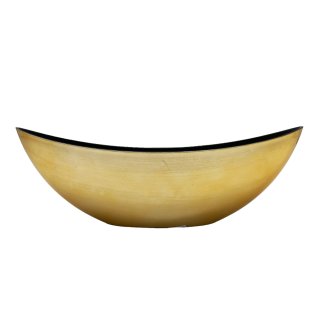 Schiffchen-Schale gold ca. 33 cm
