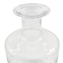 Glas Vase vintage klar 29 cm