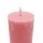 LED Echtwachs-Kerze pink ca. 15 cm