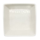 Keramik Dip-Sch&auml;lchen viereckig wei&szlig;  ca. 9 cm