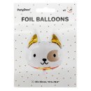 Folienballon " Hund " weiß ca. 50 cm