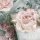 Servietten vintage floral rosa/grau/weiß  20 Stück ca. 33 cm
