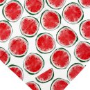 Servietten " Melone " weiß /rot  20 Stück ca. 33 cm