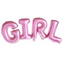 Folien Ballon &quot; GIRL &quot; pink  ca. 74 cm