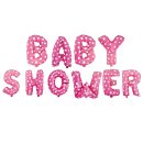 Folien Ballon " BABY SHOWER " pink