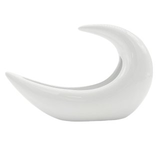 Keramik Schale Mond/Sichel weiß ca. 19 cm