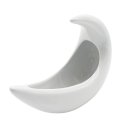 Keramik Schale Mond/Sichel weiß ca. 19 cm