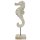 Holz Seepferdchen natur/weiß ca. 35 cm