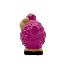 Süße Mini Keramik-Schafe im 2er Set für drinnen und draußen pink