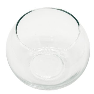 Kugel Vase klar Ø ca. 12 cm