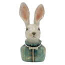 Ballerina-Hase klein mint/gold ca. 22 cm