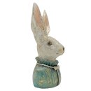 Ballerina-Hase klein mint/gold ca. 22 cm