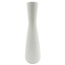 Keramik Boden-Vase "Zenna" weiß ca. 49 cm