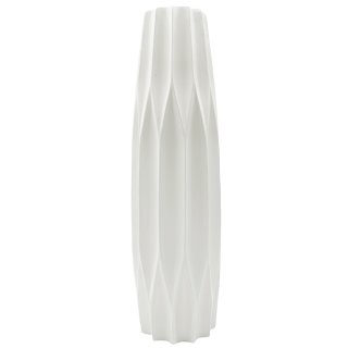 Keramik Boden-Vase "Mara" weiß ca. 78 cm